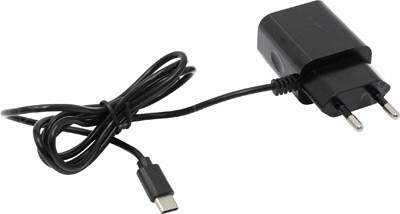

Сетевое зарядное устройство Jet.A UC-C14, 2USB, 2.1A, черный, USB Type C, UC-C14