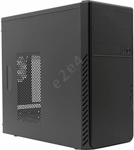 Корпус Powerman ES861 , mATX, Mini-Tower, черный, 400Вт