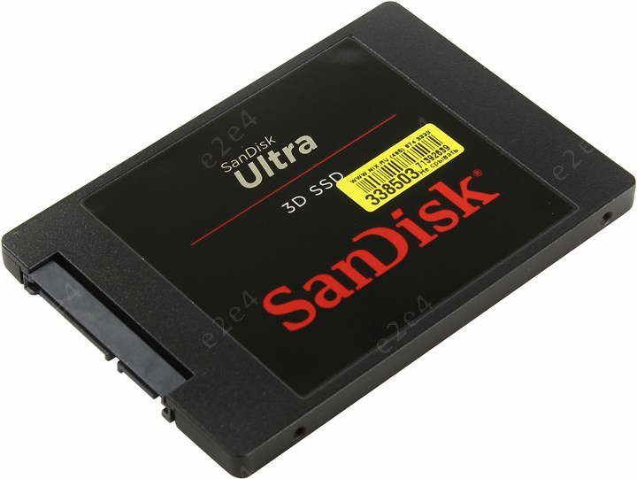 

Твердотельный накопитель (SSD) Sandisk 250Gb Ultra 3D, 2.5", SATA3 (SDSSDH3-250G-G25)