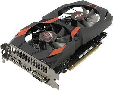 

Видеокарта ASUS NVIDIA GeForce GTX 1050ti Cerberus OC, 4Gb DDR5, 128 бит, PCI-E, DVI, HDMI, DP, Retail (CERBERUS-GTX1050TI-O4G), Cerberus OC