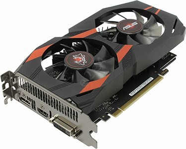 Видеокарта ASUS NVIDIA GeForce GTX 1050ti Cerberus OC, 4Gb DDR5, 128bit, PCI-E, DVI, HDMI, DP, Retail (CERBERUS-GTX1050TI-O4G) - фото 1