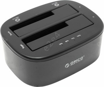 

Док-станция Orico 6228US3-C-BK, 2x 2.5"/3.5" USB 3.0, черный (ORICO 6228US3-C-BK), 6228US3-C-BK