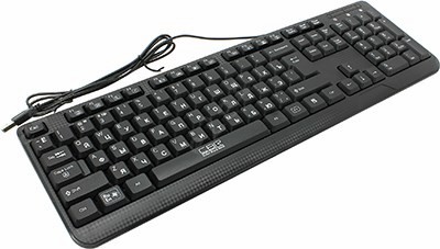 

Клавиатура проводная CBR KB 103, мембранная, USB, черный