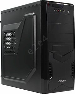 Корпус ExeGate CP-601, ATX, Midi-Tower, черный, без БП (EX261447RUS)