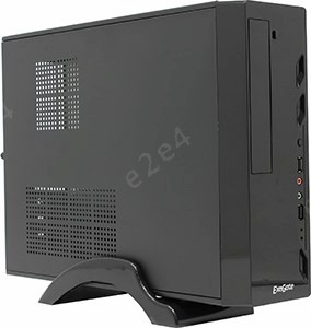 Корпус ExeGate MI-208, mATX, Slim-Desktop, черный, 300 Вт (EX268693RUS)