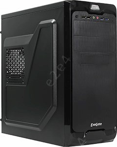 Корпус ExeGate UN-604, ATX, Midi-Tower, черный, 400 Вт (EX269436RUS)