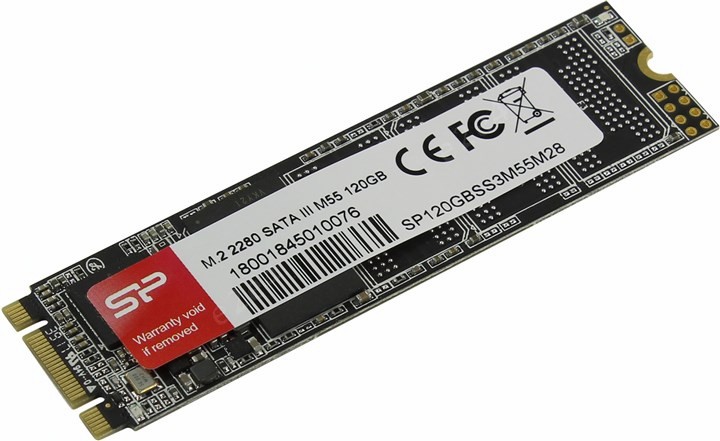 

Твердотельный накопитель (SSD) Silicon Power 120Gb M55, 2280, M.2 (SP120GBSS3M55M28)