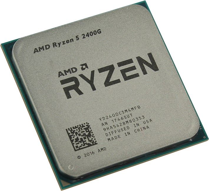 Процессор AMD Ryzen 5-2400G tray (OEM)