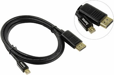 

Кабель DisplayPort(M)/miniDisplayPort(M), 1.8m, Hama (00054563), Черный