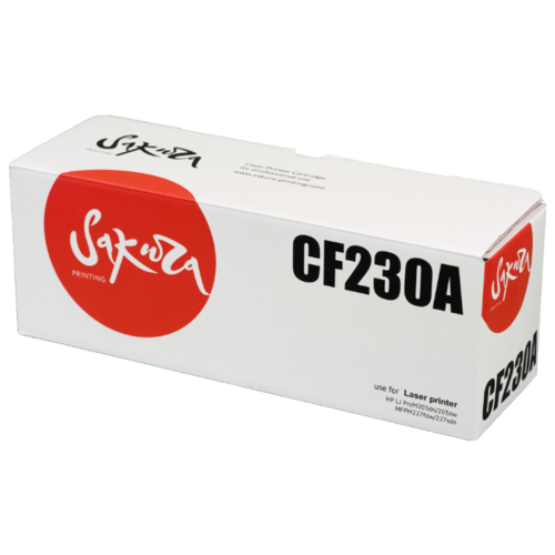 

Картридж лазерный Sakura SACF230A (30A/CF230A), черный, 1600 страниц, совместимый для LaserJet Pro M203/MFP M227