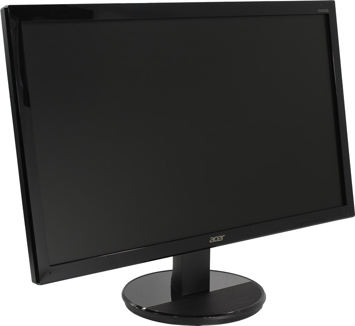 

Монитор 23.6" Acer K242HQLBbd TN, 1920x1080 (16:9), 300кд/м2, 5мс, VGA, DVI, черный (UM.UX6EE.B01), K242HQLBbd