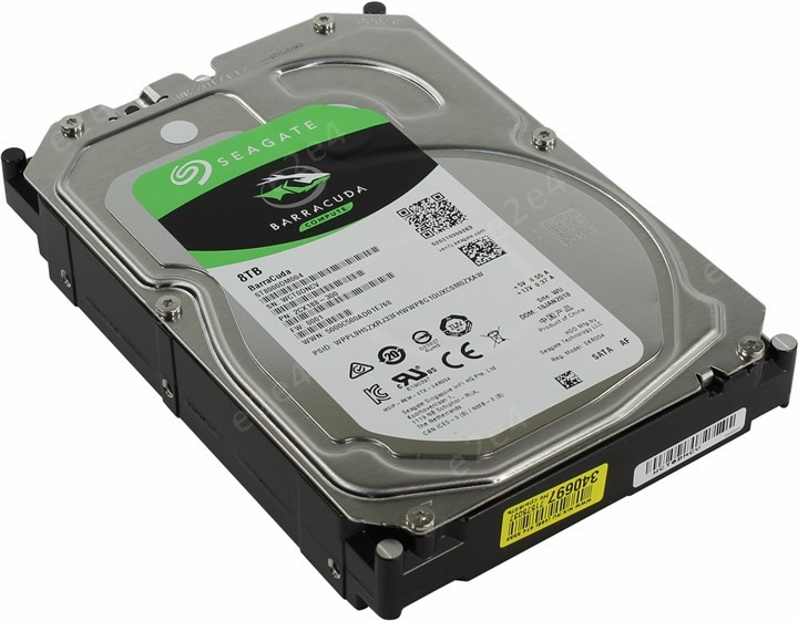 Жесткий диск (HDD) Seagate 8Tb Barracuda, 3.5", 5400rpm