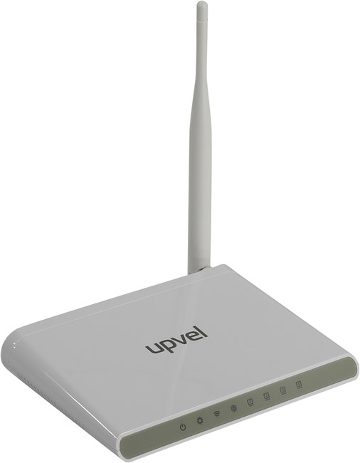 

Wi-Fi роутер UPVEL UR-310BN, 802.11n, 2.4 ГГц, до 150 Мбит/с, LAN 4x100 Мбит/с, WAN 1x100 Мбит/с, внешних антенн: 1x5dBi, UR-310BN