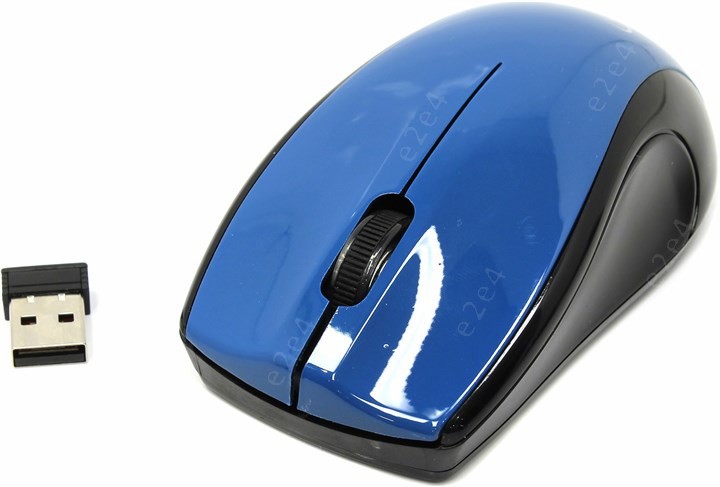 Мышь беспроводная Gembird MUSW-320-B, 1000dpi, оптическая светодиодная, USB, голубой