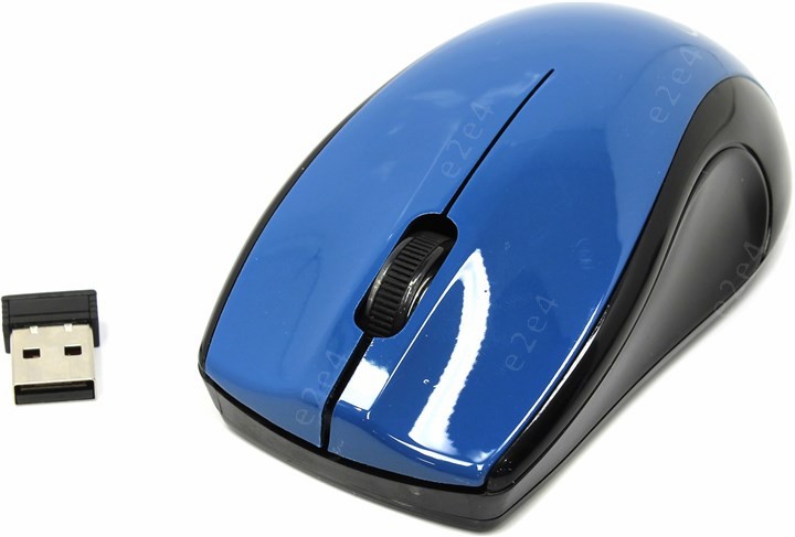 

Мышь беспроводная Gembird MUSW-320-B, 1000dpi, оптическая светодиодная, USB, голубой, MUSW-320-B