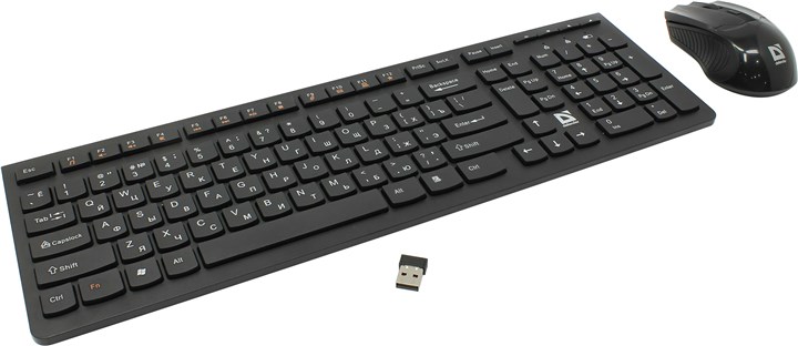 Клавиатура + мышь Defender C-775 Columbia, USB, черный