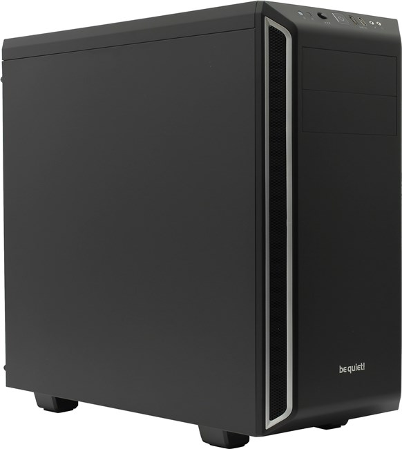 Корпус be quiet! Pure Base 600, ATX, Midi-Tower, 2xUSB 3.0, черный/серебристый, Без БП (BG022)