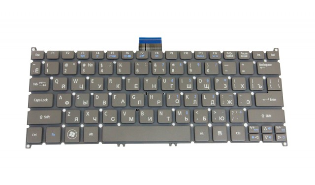 

Клавиатура Pitatel для Acer Aspire S3 RU, серая (KB-145R), KB-145R
