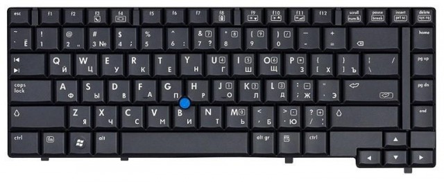 

Клавиатура Pitatel для HP Compaq 6910/6910p point stick, RU, черная (KB-507R), KB-507R