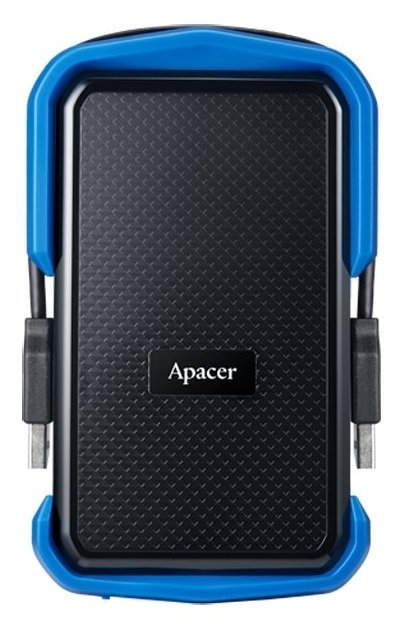

Внешний жесткий диск (HDD) APACER 1Tb AC631, 2.5", USB 3.1, черный/синий (AP1TBAC631U-1), AP1TBAC631U-1