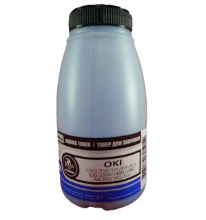 

Тонер B&W OPR-801C-50, бутыль 50 г, голубой, совместимый для Oki C310/C330/C510/C530/MC350/MC360/C3300/C3400/C3450/C3520/C3530/C3600/C5600/C5700/C301/C321/C331/C511/C531/MC351/MC352/MC361/MC362/MC561/MC562, OPR-801C-50
