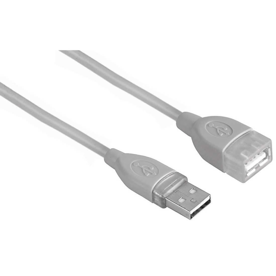 

Кабель USB 2.0 A(m)-USB2.0(Af) удлинитель, Hama, 5m, серый (78400)