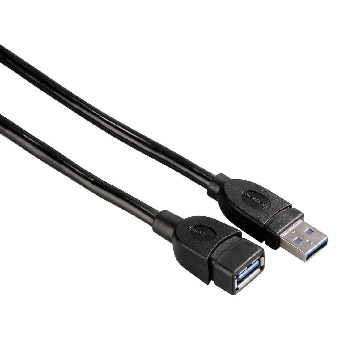 

Кабель USB 3.0 A(m)-USB3.0(Af) удлинитель, Hama, 0.5m, черный (54504)