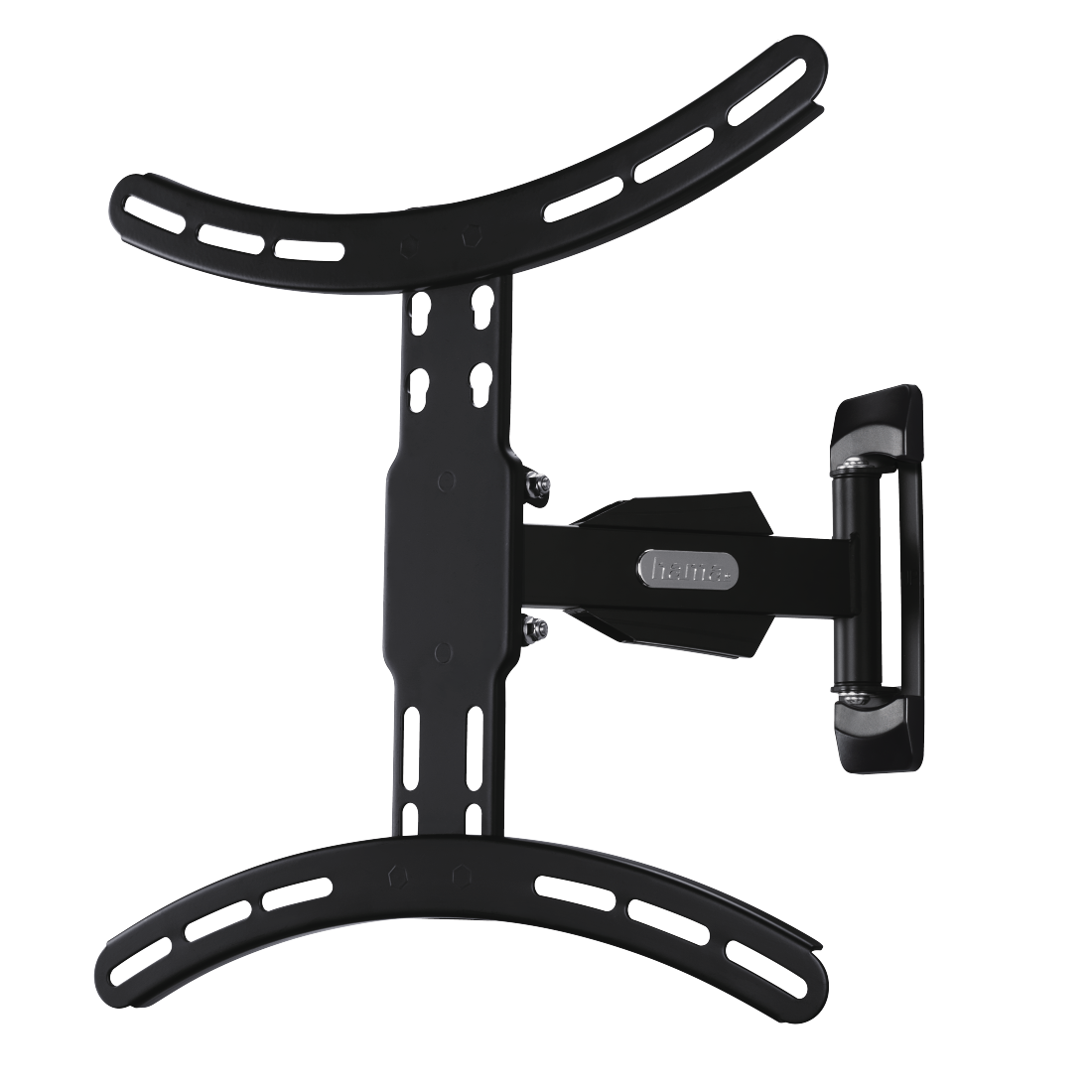 

Кронштейн для TV/монитора HAMA H-118630, 32"-70", VESA 200x200 - 400x400, вес до 35кг, настенный, черный (00118630), H-118630