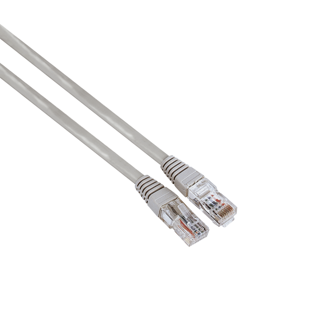 Патч-корд UTP кат.5e, 10м, RJ45-RJ45, серый, Hama (H-30622)