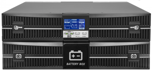 ИБП SNR серии Intelligent 3000 VA 96VDC, 3000 В·А, 2.7 кВт, IEC, розеток - 7, USB, черный (SNR-UPS-ONRT-3000-INT)