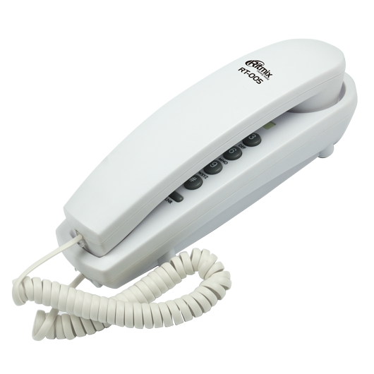 

Проводной телефон RITMIX RT-005, белый, RT-005