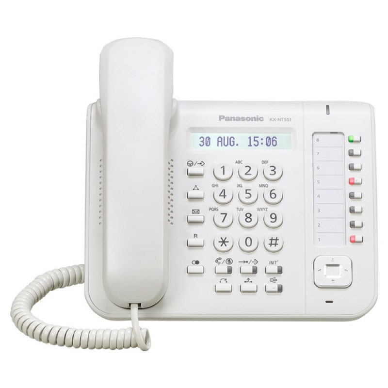 

Системный телефон Panasonic KX-DT521RU, Черный, ТХ-260
