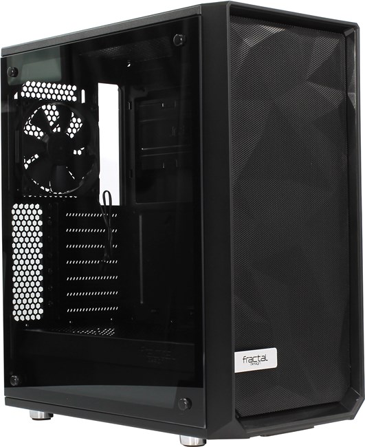 

Корпус Fractal Design Meshify C TG, ATX, Midi-Tower, черный, без БП (FD-CA-MESH-C-BKO-TGL), Meshify C TG