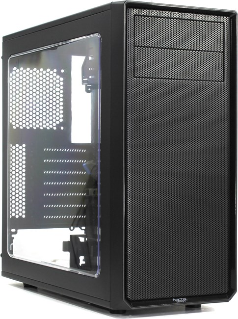 Корпус Fractal Design FOCUS G Window, ATX, Mini-Tower, USB 3.0, белая подсветка, черный, без БП (FD-CA-FOCUS-BK-W)