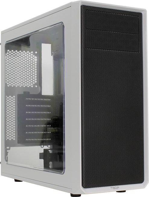 Корпус Fractal Design Focus G White, ATX, Midi-Tower, белая подсветка, белый, без БП (FD-CA-FOCUS-WT-W)