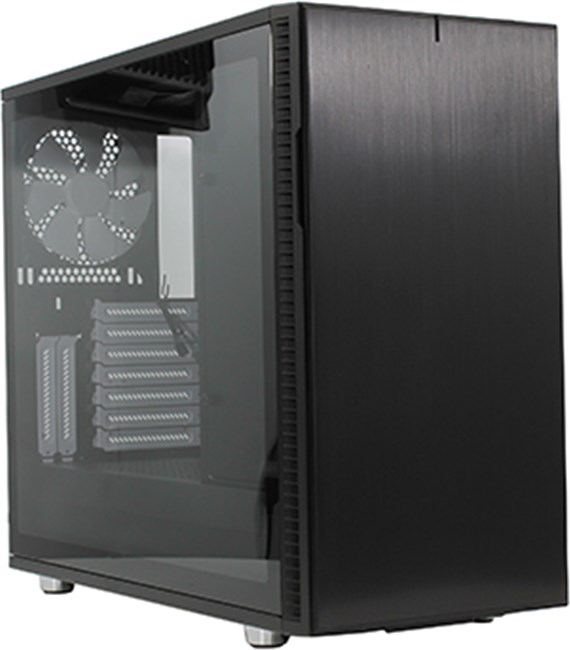 Корпус Fractal Design Define R6 TG, ATX, Midi-Tower, 2xUSB 3.0, черный, Без БП (FD-CA-DEF-R6-BK-TG)