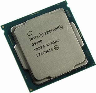 

Процессор Intel Pentium-G5400 Coffee Lake, 2C/4T, 3700MHz 4Mb TDP-54 Вт Socket1151 v2 tray (OEM) (Совместимы только с 3хх чипсетами!) (CM8068403360112SR3X9), G5400