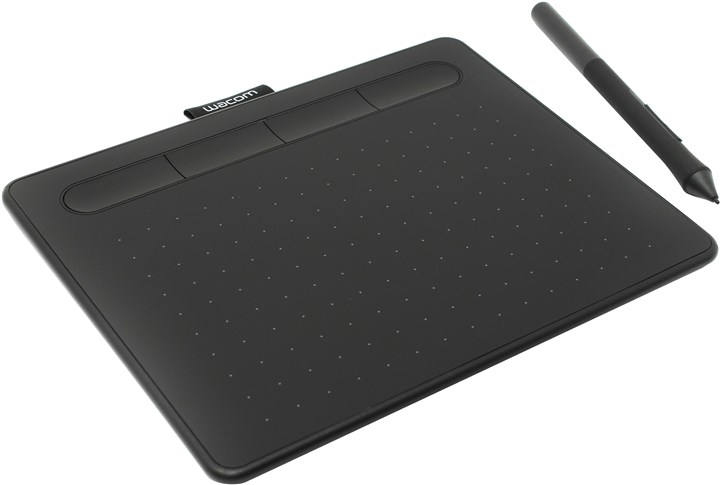 Графический планшет Wacom Intuos S, черный (CTL-4100K-N)
