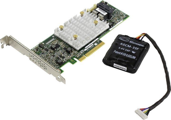

Контроллер Microsemi Adaptec SmartRAID 3152-8i, SAS/SATA 12G, 8-port (miniSAS HD), RAID 0/1/5/6/10/50/6/1ADM/10ADM, 2Gb, PCI-Ex8, SGL (2290200-R), SmartRAID 3152-8i
