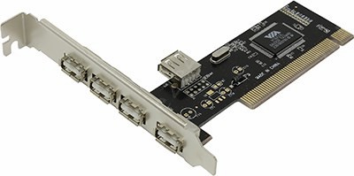 Контроллер USB Orient, 4xUSB 2.0, USB 2.0, PCI, OEM (DC-602)