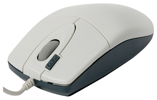 Мышь A4Tech OP-620D, USB, белый