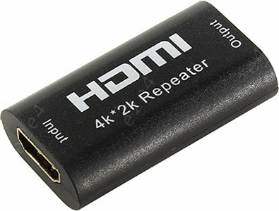 Переходник (адаптер) HDMI(19F)-HDMI(19F), черный VCOM