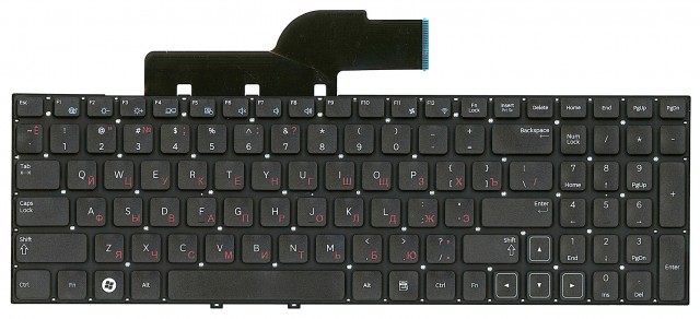 

Клавиатура Pitatel для Samsung 300E5A/300V5A RU, черная (KB-244R), KB-244R