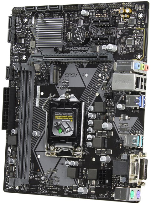 Материнская плата ASUS PRIME B360M-K, Socket1151v2, Intel B360, 2xDDR4, PCI-Ex16, 6SATA3, 7.1-ch, GLAN, 6USB 3.1, VGA, DVI, mATX, Retail