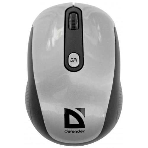 

Мышь беспроводная Defender Optimum MS-125 Nano Silver-Black USB, 2000dpi, оптическая лазерная, USB, Optimum MS-125 Nano Silver-Black USB