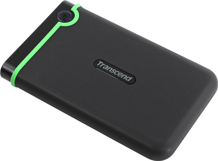 Внешний жесткий диск (HDD) Transcend TS2TSJ25M3S 2Tb, 2.5", черный/зеленый
