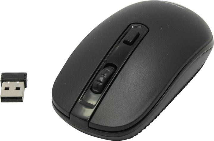 

Мышь беспроводная SmartBuy ONE 359G-K, 1600dpi, оптическая светодиодная, USB, черный (SBM-359AG-K), ONE 359G-K