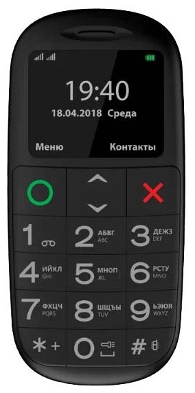 

Мобильный телефон VERTEX C312 1.77", 128x160 TN, BT Cam, 2-Sim, 800mAh, черный/белый (C312 -BW), C312