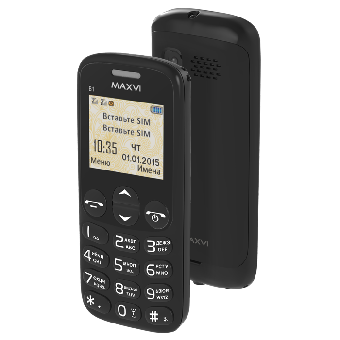 

Мобильный телефон Maxvi B1 1.77", 128x160 TN, Spreadtrum SC6531E, 32.8Mb RAM, 32.8Mb, BT Cam, 2-Sim, 600mAh, черный, B1