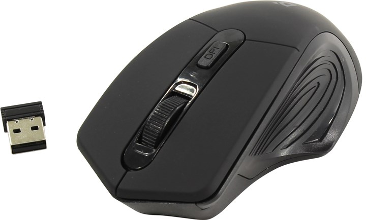 

Мышь беспроводная Defender Datum MB-345, 1600dpi, оптическая светодиодная, USB, черный (52345), Datum MB-345